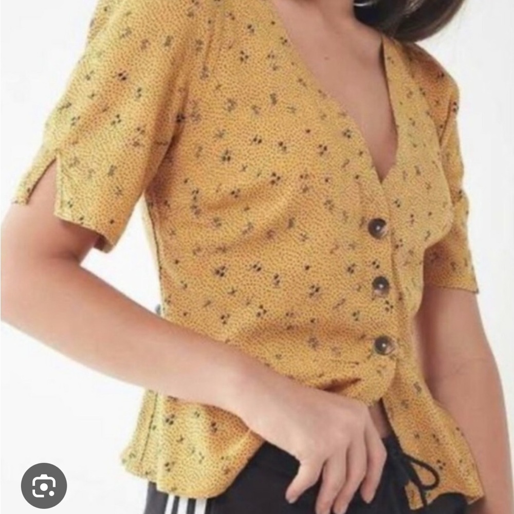 Urban Outfitters Floral Kelsey Blouse